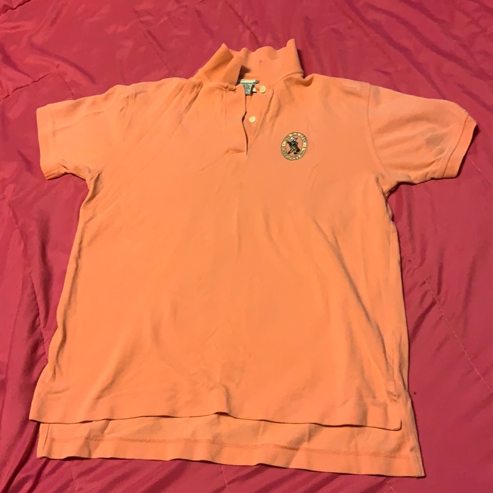 1999 PINEHURST US OPEN golf shirt pique cotton polo med peach coral